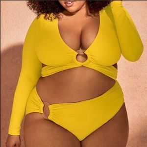 New in plastic! Gabifresh sunburst yellow bikini
